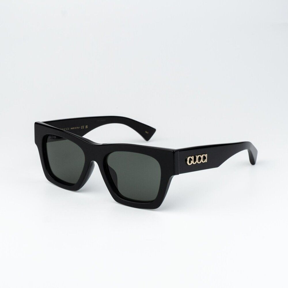 Gucci Women Sunglasses Black Square GG1835SA 001 NEW AUTHENTIC